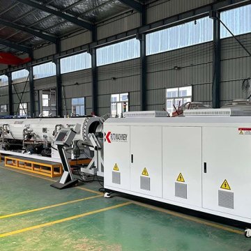 Trial Run Of PP Pipe Extrusion Line
